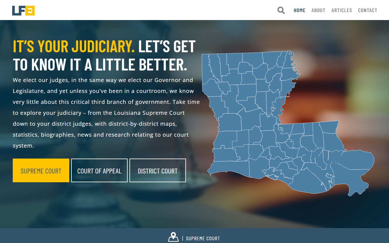 Evangeline Parish court dockets Louisiana Judiciary public education site