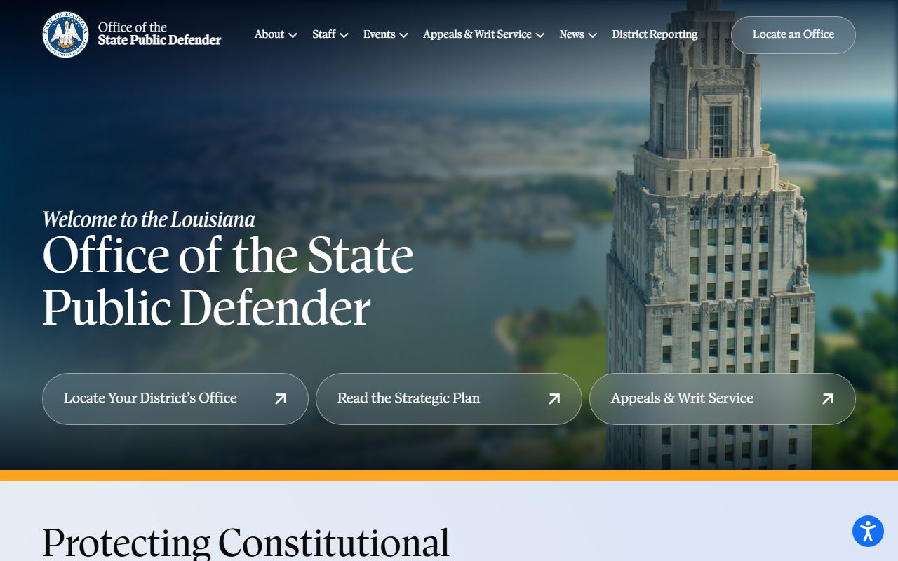 Evangeline Parish criminal court records Louisiana Office of State Public Defender
